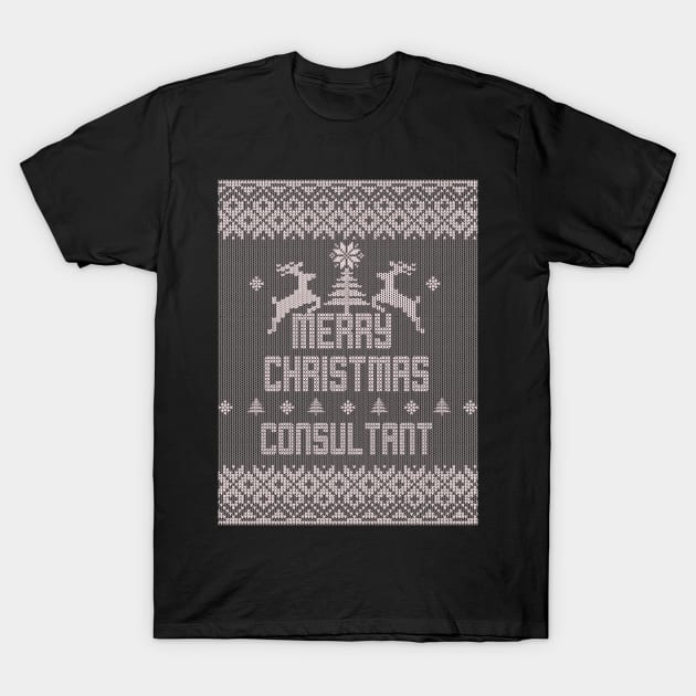 Merry Christmas CONSULTANT T-Shirt by ramiroxavier